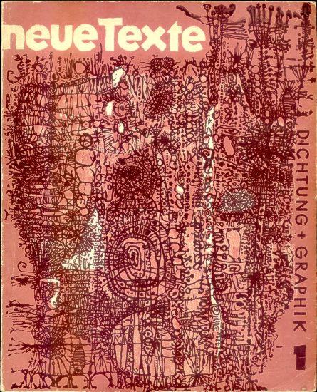 Jens Cords: Neue Texte 1, Umschlag, 1959