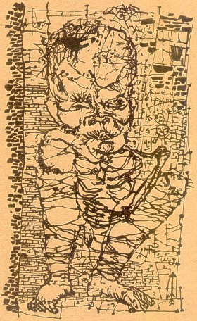 Jens Cords: Psalmen für eine lebende Mumie, Blatt 3, 1959