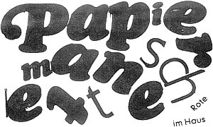 Papiermanschette 7, Ende 1970