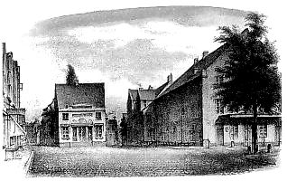 Altonaer Stadttheater an der Palmaille (um 1840)