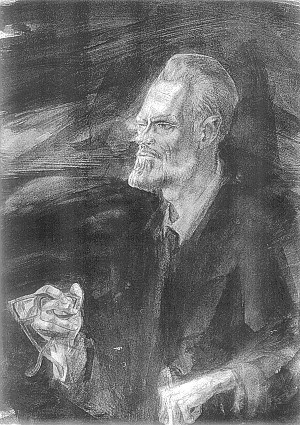 Ernst-Jürgen Dreyer, gezeichnet von Günter Richter