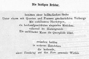 Arno Holz: Die lustigen Brüder