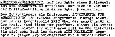 Meiendorfer Meinungs- und Müllverwertungs-Compagnie: Projekt Müllturm/Müllschacht (1969)