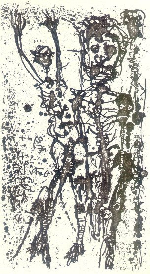 Jens Cords: Psalmen für eine lebende Mumie, Blatt 10, 1959