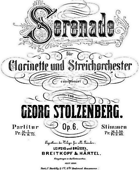 Georg Stolzenberg: Serenade, Op.6