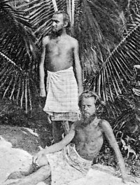 August Engelhardt + Max Lützow um 1905 auf Kabakon